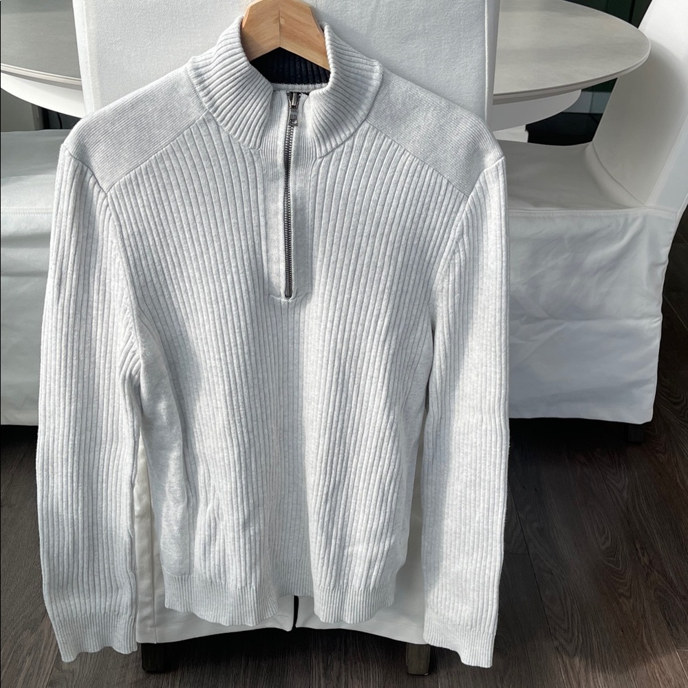 Women’s Half-Zip Ribbed Sweater